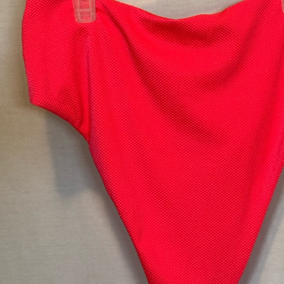 AA-466 Aerie NWT High Cut Cheeky Pink Summer Swim Bikini Bottoms Size L - Picture 7 of 12